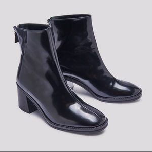 Miista Cybil Black Florentique Leather Boots NEW